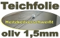 Preview: Teichfolie Oliv 3 x 4 Meter Stärke 1,5mm
