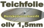 Preview: Teichfolie Oliv 4 x 5 Meter Stärke 1,5mm
