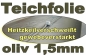 Preview: Oliv 2 m x 20 Meter Stärke 1,5 mm gewebeverstärkt Rollenware
