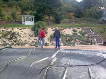 Preview: Teichfolie Grau 1,5mm 2 x 2 Meter