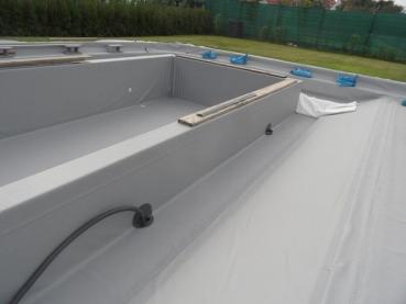 Preview: Teichfolie PVC Grau 1,5mm