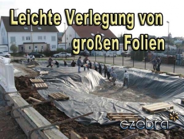EPDM Kautschukfolie 1,52 mm  Rollenbreite 6,10 Meter  Preis/m²