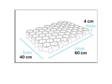 Rasengittersteine Kunststoff bepflanzt