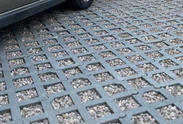 Preview: Rasengittersteine Kunststoff Einfahrt