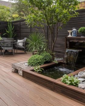 Terrassendielen Braun Haus