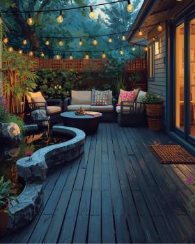 Terrassendielen Braun Haus