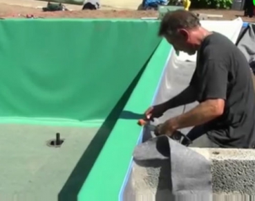 Preview: Teichfolie verlegen