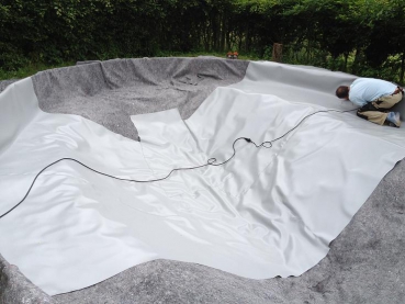 Teichfolie Grau 1mm 1 x 1 Meter