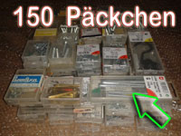 150 Päckchen Kleineisenteile Restposten