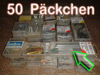 50 Päckchen Kleineisenteile Restposten