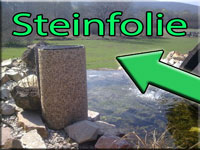 Steinfolie für Rand