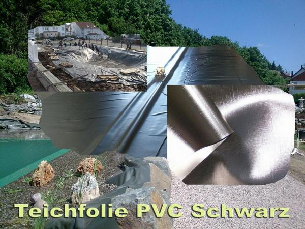 Teichfolie PVC schwarz 1,5 mm