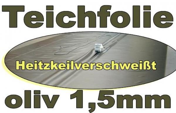 Teichfolie Oliv 3 x 4 Meter Stärke 1,5mm