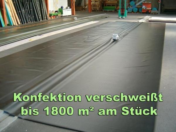 Teichfolie Oliv 2 x 3 Meter Stärke 1mm