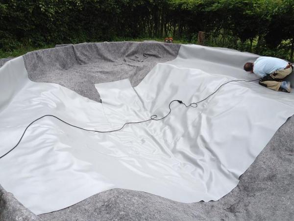 Teichfolie PVC Grau 1,5mm