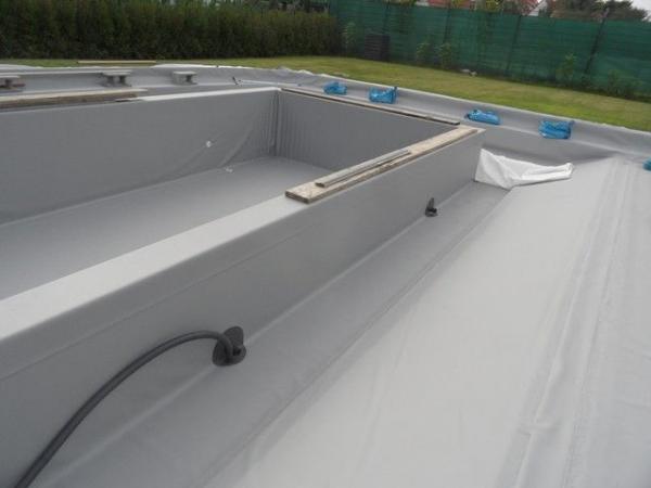 Teichfolie PVC Grau 1,5mm