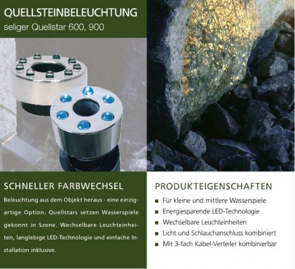 Quellsteinbeleuchtung
