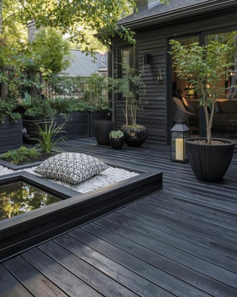 Terrassendielen Braun Teich