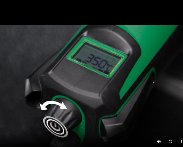 Teichfolie schweißen Handschweißgerät Triac AT