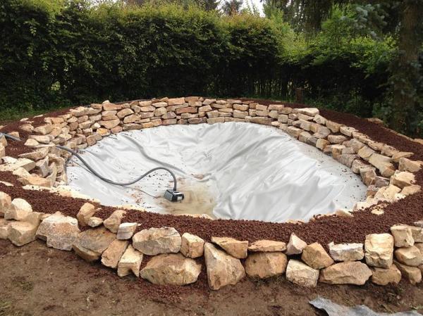Teichfolie Sand 1,5mm  20 x 20 Meter