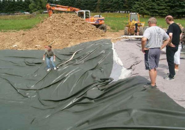 Teichfolie PVC oliv 1,0 mm