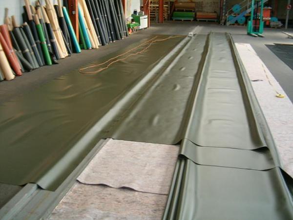 Teichfolie PVC oliv 1,0 mm