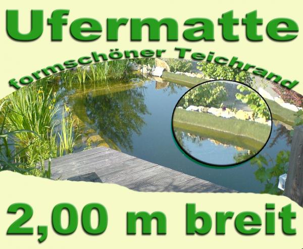 Ufermatte Breite 2,00 Meter