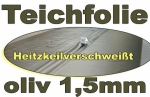 Teichfolie Oliv 8 x 14 Meter Stärke 1,5mm