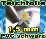 Teichfolie Schwarz 8 x 11 Meter Stärke 1,5mm