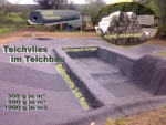 Teichvlies 1000 g / m² ( Preis je m² )